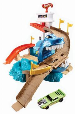 Трек Hot Wheels Color Shifters: Атака Акулы BGK04, разноцветный