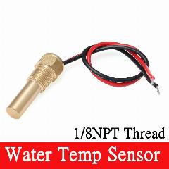 Датчик температуры воды с резьбой 1/8NPT для автомобиля, лодки, судовой сигнализации, Отправитель 310-22 Ом, подходит для датчика температуры воды, Болотный