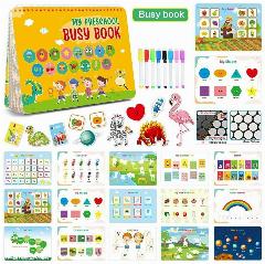 Комплект для изучения английского языка. My Preschool Busy Book. Английский для малышей. Монтессори.