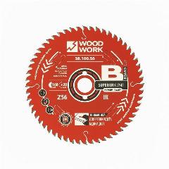 Диск пильный для ЛДСП 160x2,2/1,6x20 Z56 A10 Woodwork 38.160.56