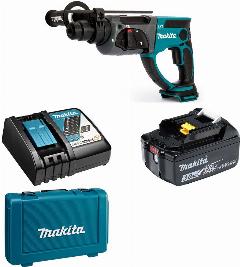 Перфоратор аккумуляторный SDS+ 1,9Дж 18В Li-Ion 1х3Ач, з/у Makita DHR202RF