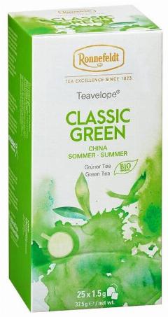 Ronnefeldt Чай Teavelope Classic Green зеленый классический в пакетиках 25 шт. х 1,5 г.