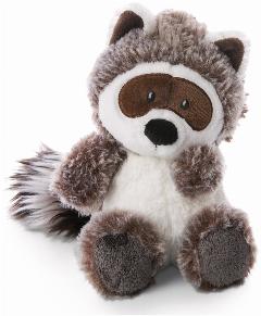 Мягкая игрушка Nici "Енот Раули", плюш, 20см, унисекс, коричневый, белый, коричневый/белый