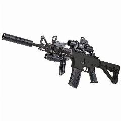 Гидробольный Орбиз автомат M4A1, Орибиган стреляет водяными мягкими гелевыми пулями электрический, черный