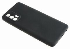 Силиконовый чехол TPU Case матовый для Realme X7 Max черный, матовый черный