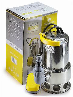 Насос дренажный TIM WPD1100INOX-06GT (1100Вт, Hmax 9.5м, Qmax 15000 л/ч), 15x38x22 см