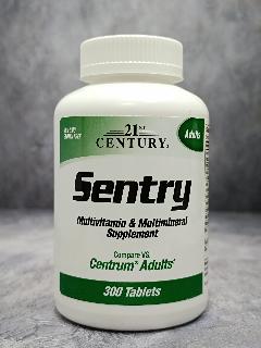 21st Sentry, мультивитаминная и мультиминеральная добавка для взрослых, 300 таблеток