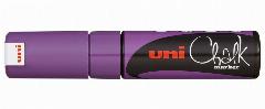 Uni Mitsubishi Pencil Маркер меловой Chalk (PWE-8K), фиолетовый, 1 шт.