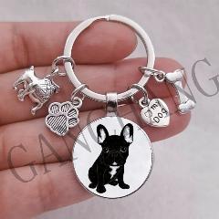 Брелок Ganchang, silver, покрытие антикварным серебром