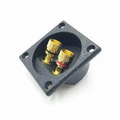 RCA разъемы OOTDTY для сабвуфера, black