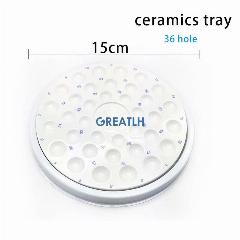 Фарфоровая смешивающая тарелка GREATLH, ceramics tray 36hole