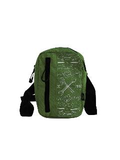 Сумка кросс-боди Dickies, зеленый,, 6x21 см