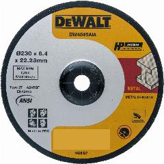 Круг шлифовальный DeWalt металл Ф230x22,2x6мм HP DW4549AIA
