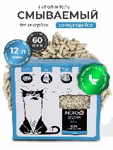 Наполнитель для кошачьего туалета Indigo Mix растительный, глиняный, 12л, средние — фото 1