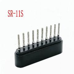 Стоматологические алмазные буры, 10 шт, SR-11S