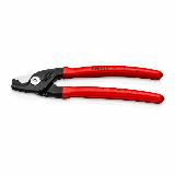 Кабелерез KNIPEX StepCut, ступенчатый рез, d 15 мм (50 кв. мм.), длина 160 мм, обливные ручки KN-9511160 — фото 3