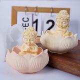 Силиконовая форма для свечей UDOCOOL Tathagata Buddha, Lotus 093, as the picture show — фото 4