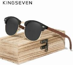 Солнцезащитные очки KINGSEVEN, дерево