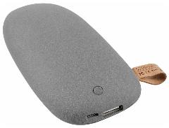 Внешний аккумулятор Pebble 5200 мАч, серый, 110х60х27