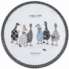 Поднос сервировочный Agness "FAMILY FARM" 33х2,1 см