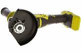 Бесщеточная углошлифмашина Ryobi ONE R18AG7-0 5133002852, 165x318x150 мм, оранжевый, черный — фото 3
