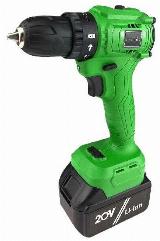 Шуруповерт дрель аккумуляторный бесщеточный Zitrek Greenpower 20 Pro (20В, Li-ion аккум. 1шт, ЗУ, кейс, бита), 91x302x291 мм, зеленый — фото 3