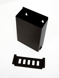 Урна Стандарт-Сар П-2, настенное крепление и подвесное, металл, 18x12x5 см, черная