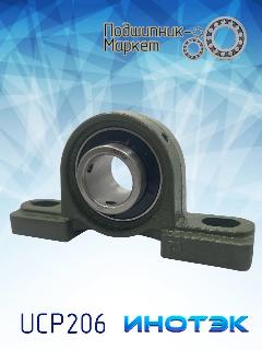 Корпусный подшипник (узел) инотэк UCP206 (480206UCP)
