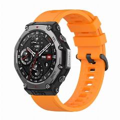 Силиконовый ремешок для Amazfit T-rex 3, оранжевый