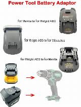 Адаптер для аккумуляторов Makita к RIDGID, AEG, Milwaukee, Ridgid AEG to Makita — фото 2