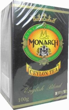MONARCH Чай черный MONARCH, крупнолистовой 100 г