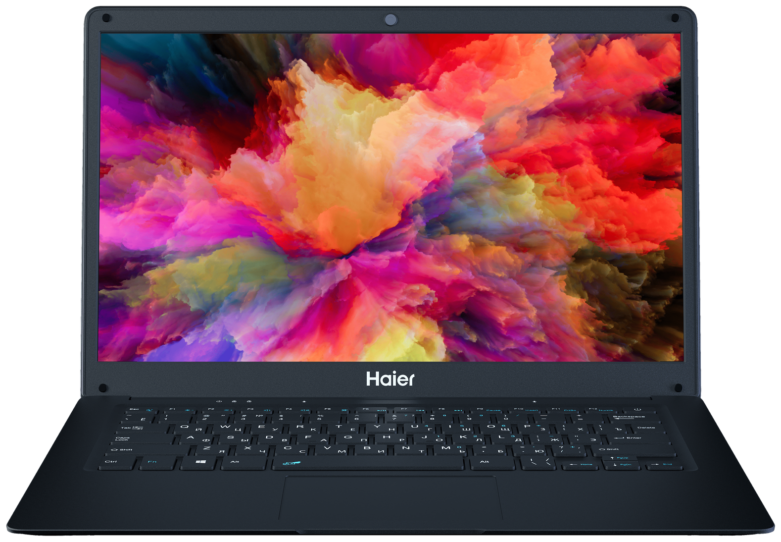 14,1" Ноутбук Haier A1400ED (A1400ED) черный - 1366x768, TN, Intel Celeron N3350, ядра: 2 x 1,1 ГГц, 4 ГБ, eMMC 64 ГБ, Intel HD Graphics 500, W10Pro, 222x329x18 мм — фото 2