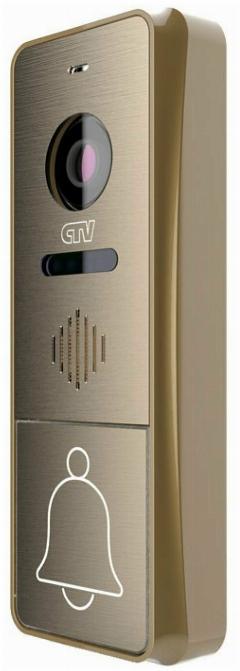 CTV-D4004FHD_Au Вызывная панель Full HD разрешения формата AHD для видеодомофонов с углом обзора 160 градусов, золотой