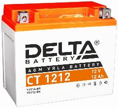 Мото аккумулятор DELTA CT1212, 86x150x131 мм