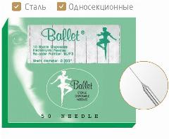 Ballet F2 стальные иглы для электроэпиляции 50 штук, типоразмер