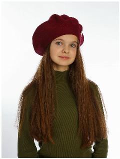 Берет Solorana для девочек, бордовый