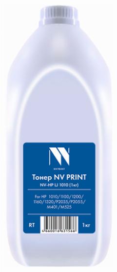 Тонер NV Print NV 1010, для HP LJ 1010 Type NVision, 1 кг, черный