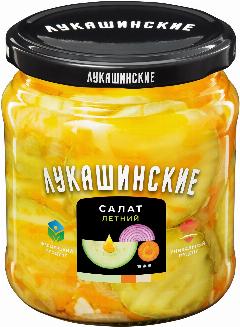 Салат летний из молодых кабачков лукашинские, 430 г