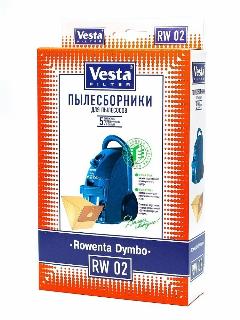 RW02 Мешки для пылесоса Rowenta Dymbo, 5 шт.+1 фильтр, 270х160х50