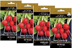 Набор семян редиса "Меркадо", 3 гр, 4 штуки