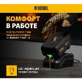 Аккумуляторная батарея Denzel 28434 IB-18-4.0, Li-Ion, 18 В, 4,0 Ач — фото 4