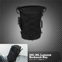 Мотоциклетный рюкзак 50L-85L, сумка на спинку Sissy Bar с ремнями, расширяемая сумка для багажника, универсальная для большинства мотоциклов, 50L-85L Luggage Bag, Черный