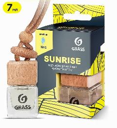 Ароматизатор жидкий Grass Sunrise, подвесной, стеклянный флакон
