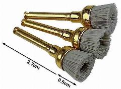 Набор инсибраш(стандартный)-INCIBRUSH KIT RA315, для создания идеального блеска окклюзионных поверхностей. вещества из Alumina(окись алюминия)10шт/уп, светло-серый