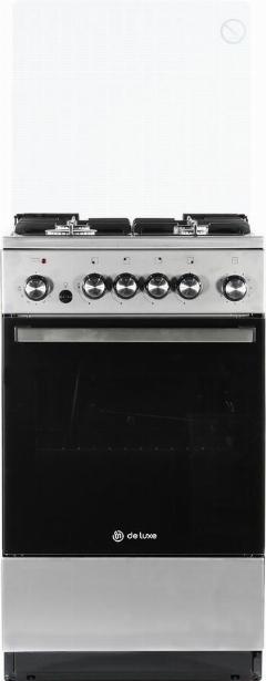 Комбинированная плита De Luxe 5040.41гэ(кр)чр 010 нержавеющая сталь