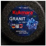 Кастрюля 6 л KUKMARA Granit ultra, кго62а, алюминий, черный, темно-серый — фото 4