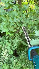Аккумуляторный кусторез с бесщеточным двигателем, green — фото 2