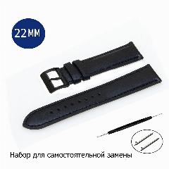 Ремешок AXIVER, черный, черный матовый