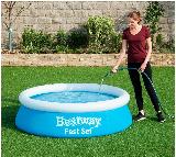Бассейн надувной Bestway Fast Set, 183 x 51 см Оригинал, синий — фото 3