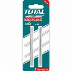 Ножи для рубанка TOTAL 82X5.5X1.2mm, HSS (комплект)